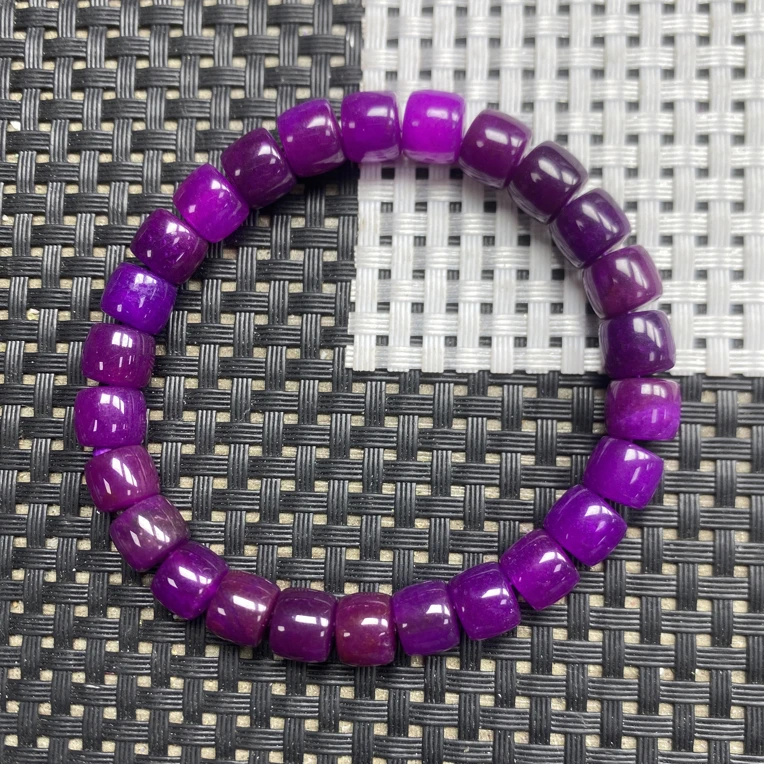 果冻紫色8mm直切手串534