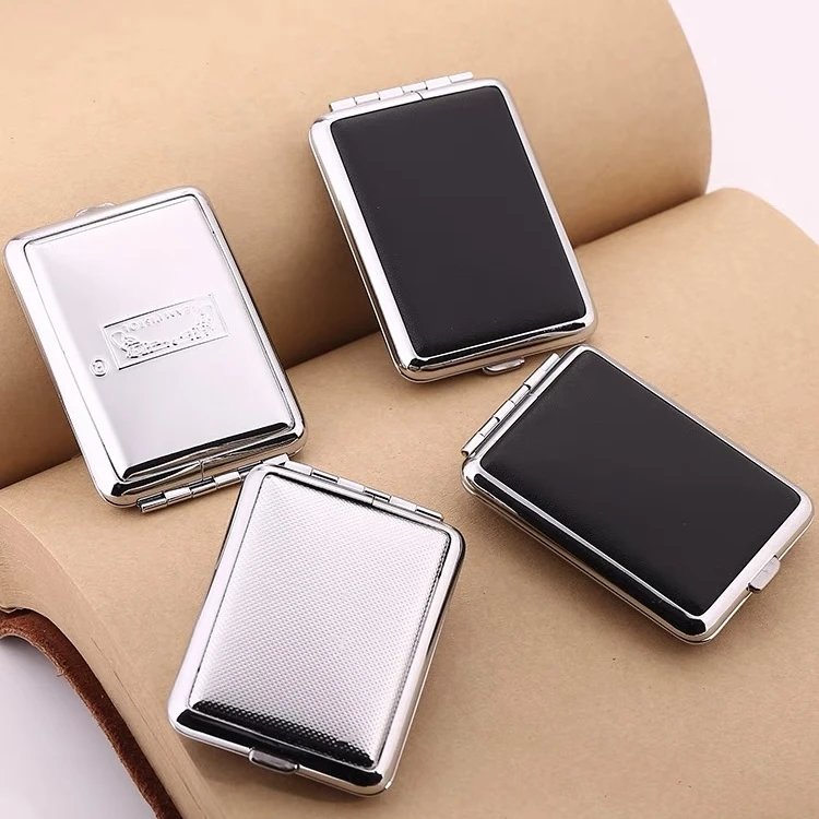 双枪老式金属火柴盒