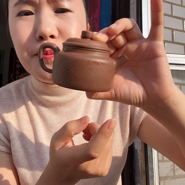 紫砂茶壶原矿半手工降坡德中150cc