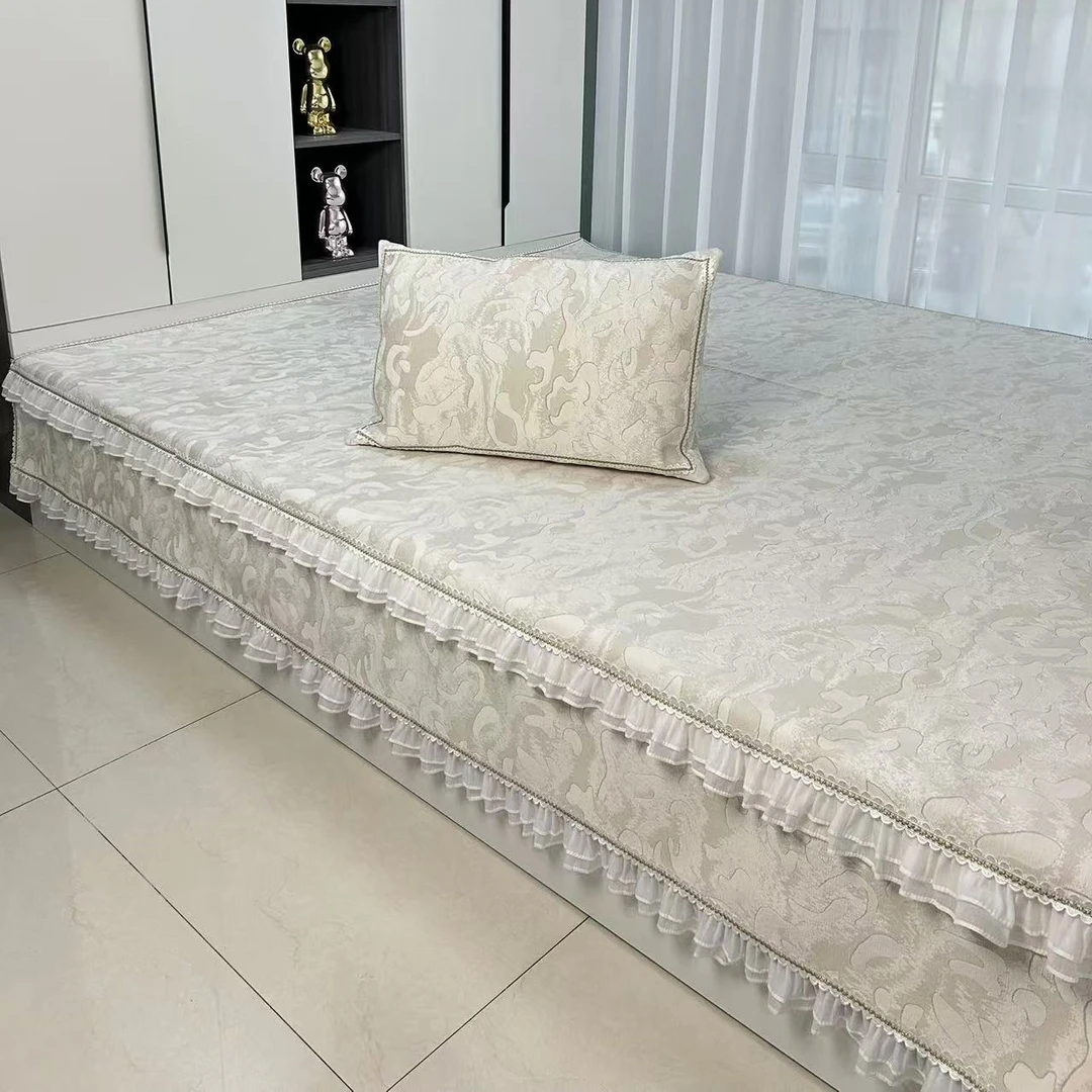 新品 巴洛克轻法式榻榻米防滑床盖炕盖