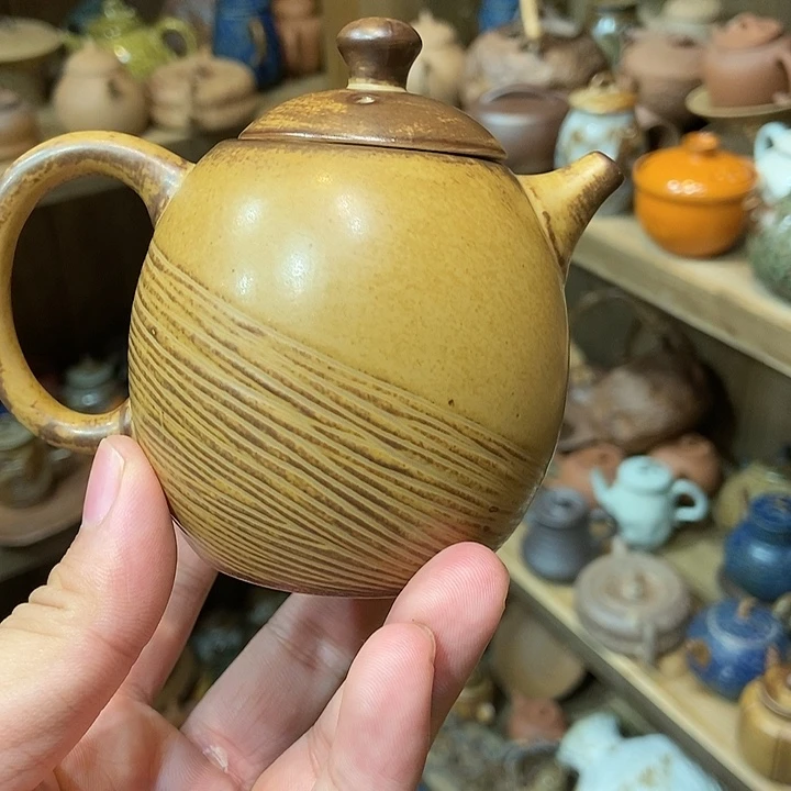 柴烧老岩泥高端茶器