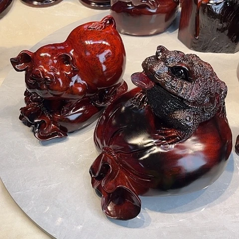 木桌面工艺品摆件