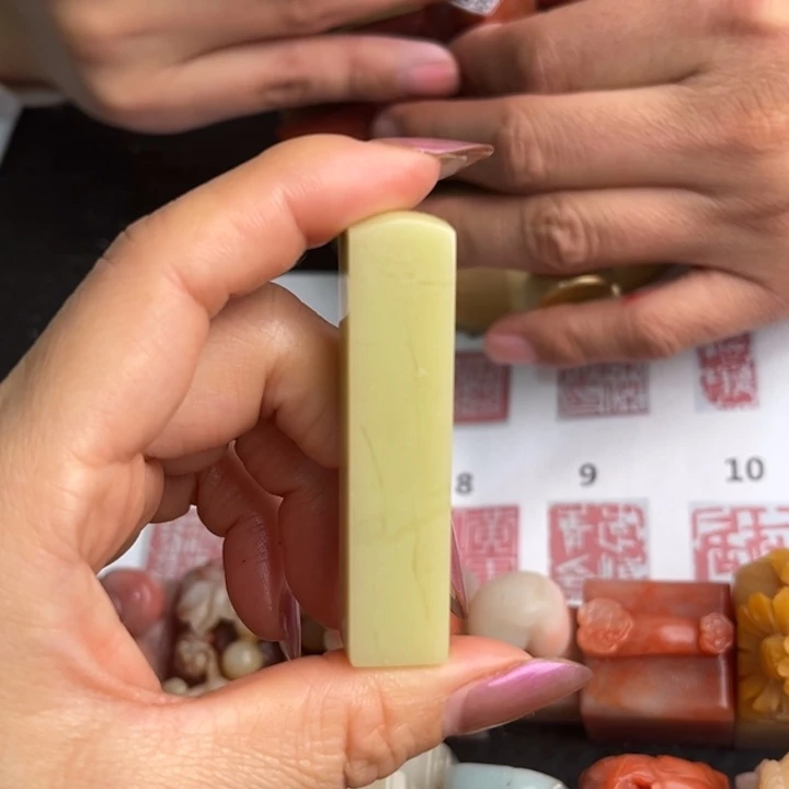 M***y印石青田石现场纯手工制作工艺精美