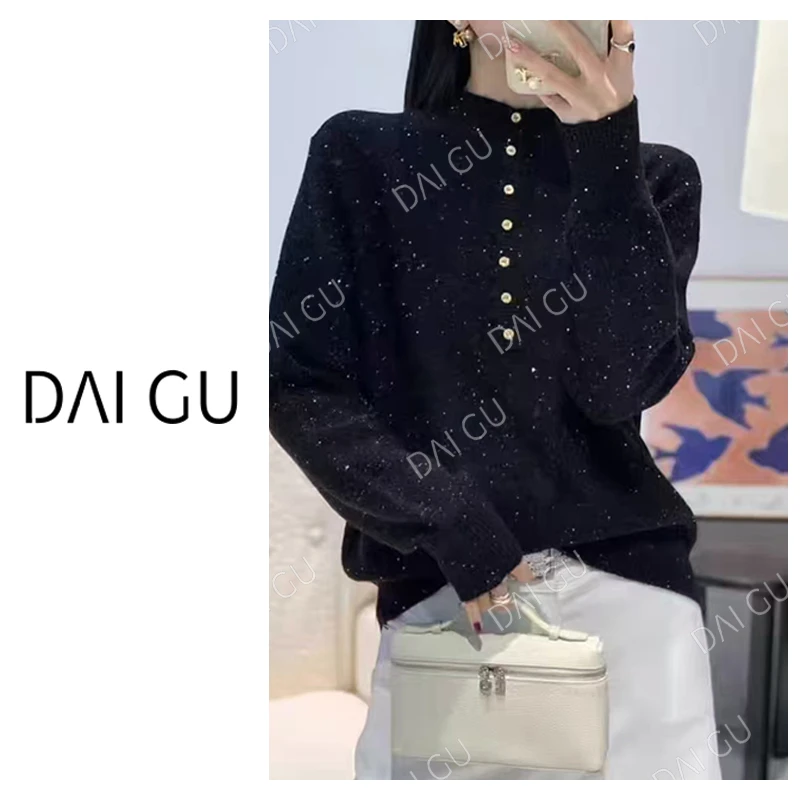 秋冬新款长袖针织衫上衣宽松女装保暖显瘦毛衣B3552