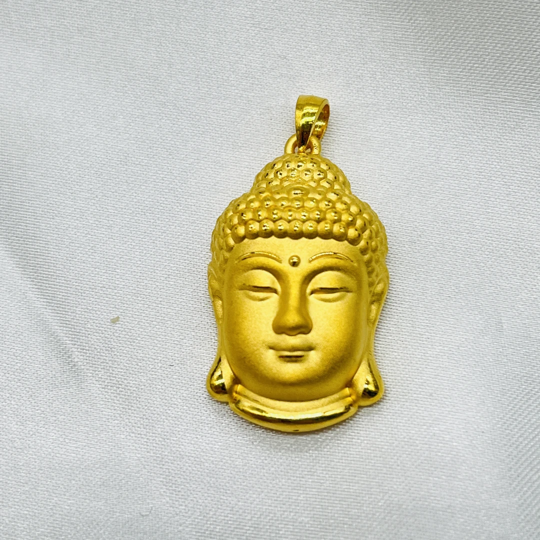 足金饰品/佛头吊坠（瓜子扣）/2.26/1A5F1811/K