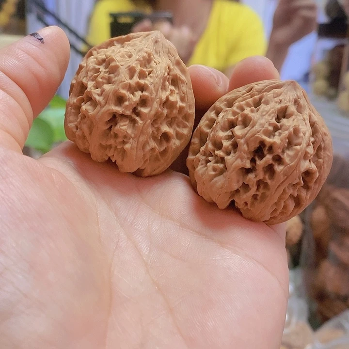 【闪购商品】文玩核桃把件38.5野牛小众