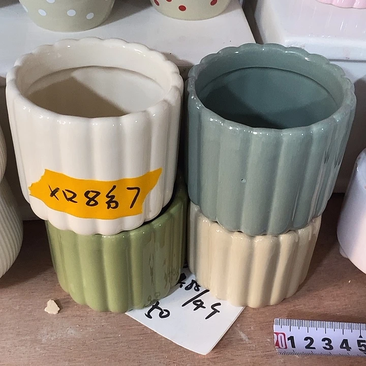 摆件陶盆有孔 微瑕介意勿拍
