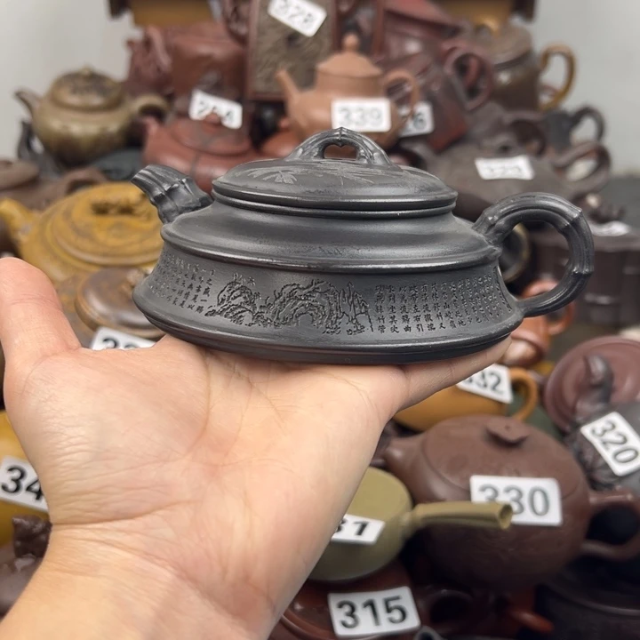 茶壶紫砂壶把裂的