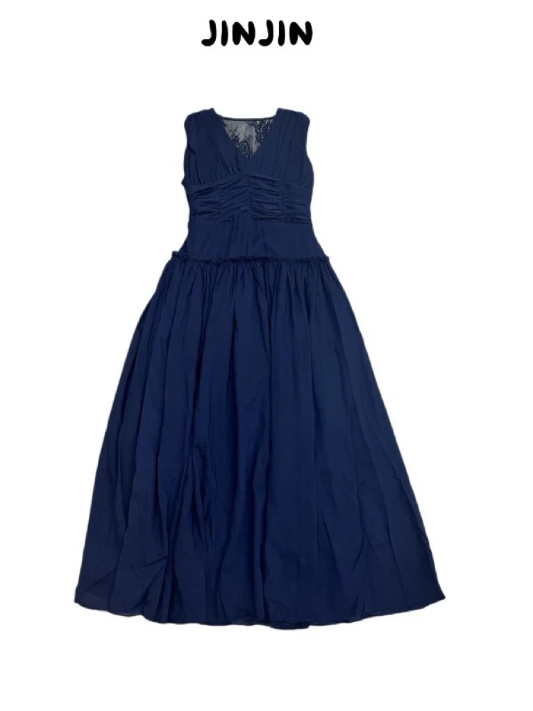 【JINJIN】2025夏季新款小众设计款连衣裙（7882）NO退NO换