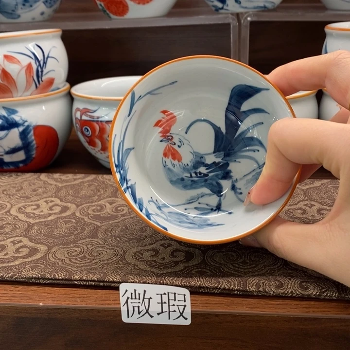 釉下老陶泥手工绘制