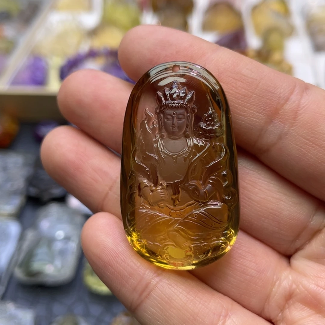 水晶颈饰未镶嵌定制