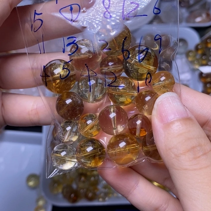 の***未镶嵌手链水晶黄塔