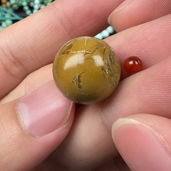 南红玛瑙未镶嵌配饰卡15.7