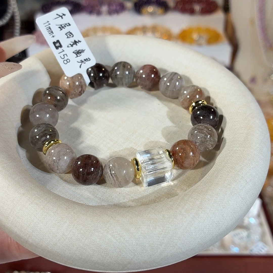 未镶嵌水晶手链秋冬款千层四季幽灵设计款11+