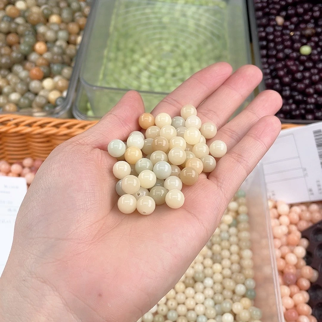 白玉菩提吊坠q8mm 100+50