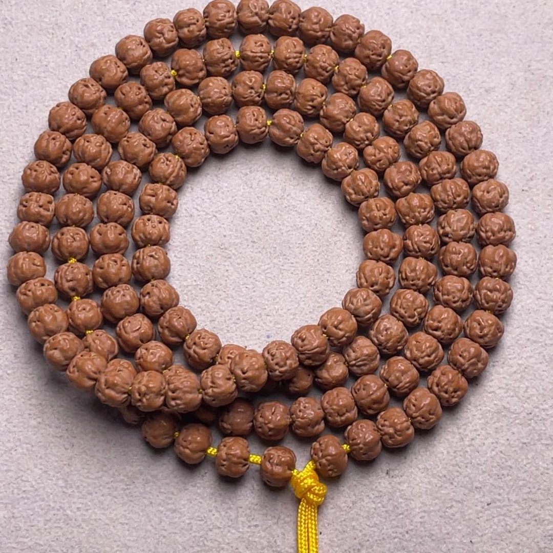 金刚菩提手串早****长超头佛手尺寸6.9