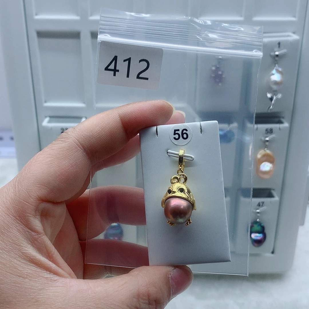 淡水珍珠吊坠(不含链)合金