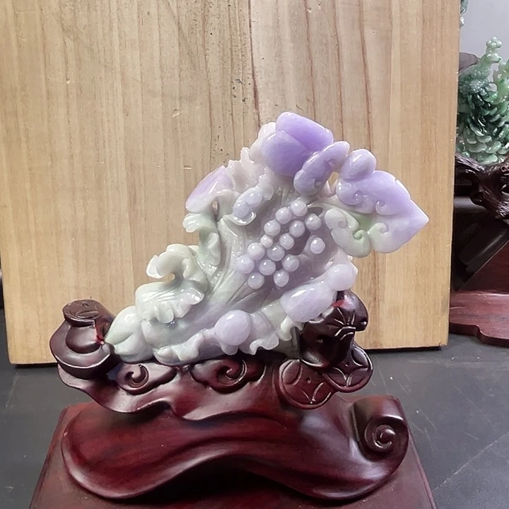 翡翠未镶嵌摆件翡翠