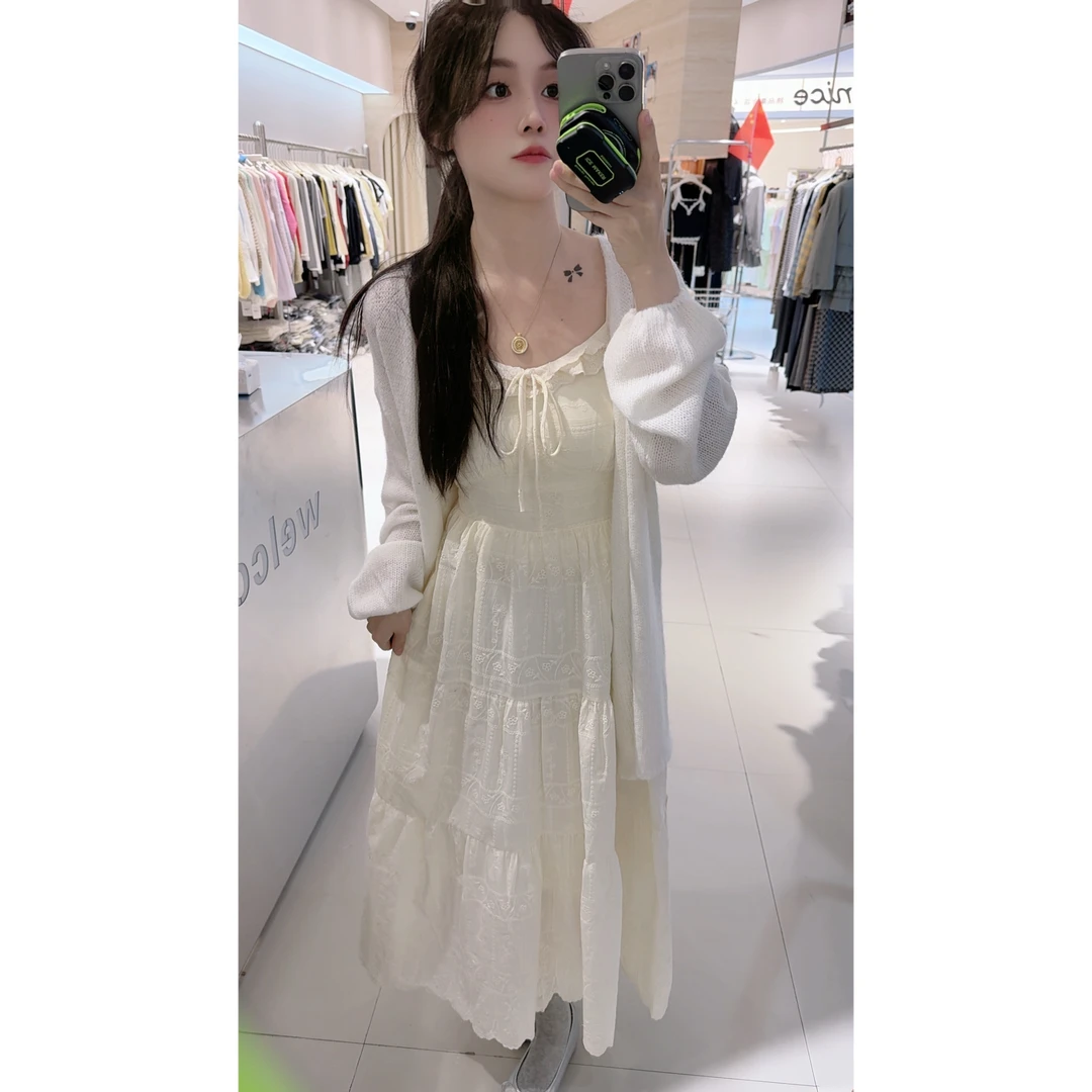 7778白月光两件套连衣裙