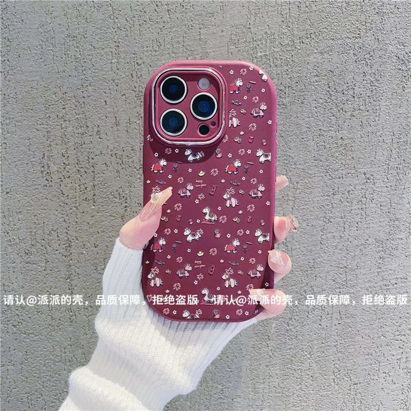 金属小胖妹适用苹果16/iPhone/华为荣耀/OPPO/VIVO手机壳Pura70潮