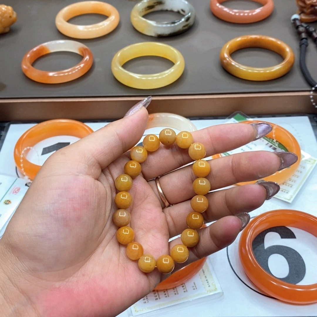 未镶嵌手链石英岩玉