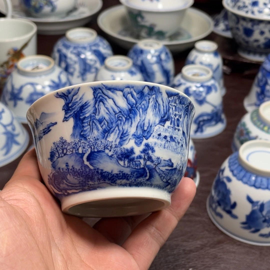 杯景德镇陶瓷现代手工陶瓷茶具