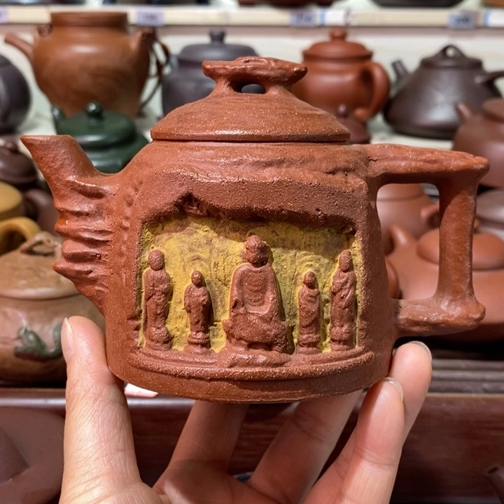 茶壶紫砂微瑕处理一把