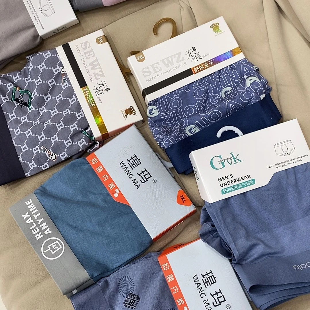 棉男士舒适柔软内裤五条装