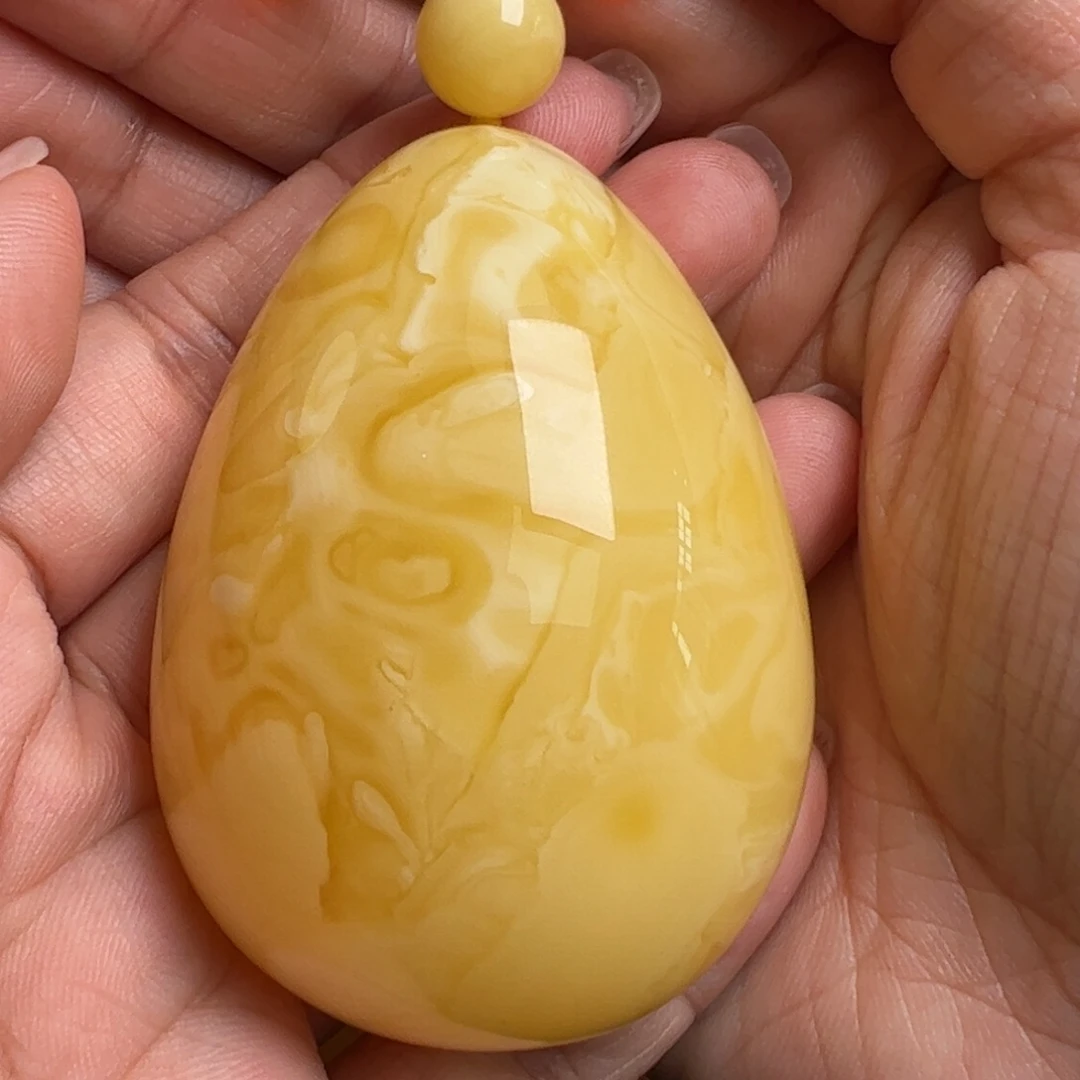 蜜蜡毛衣链未镶嵌无优化