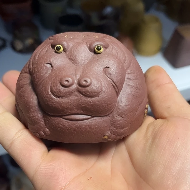 茶杯紫砂文淘紫砂主人杯高端茶器