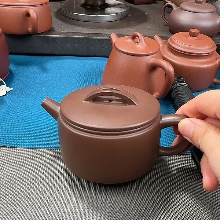 茶壶紫砂汉瓦紫泥