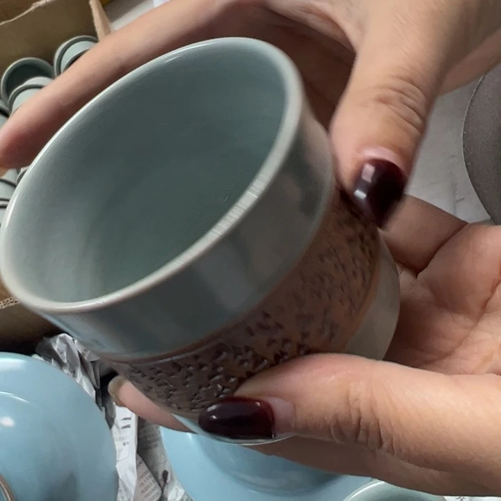 陶摆件原产地原矿釉汝瓷