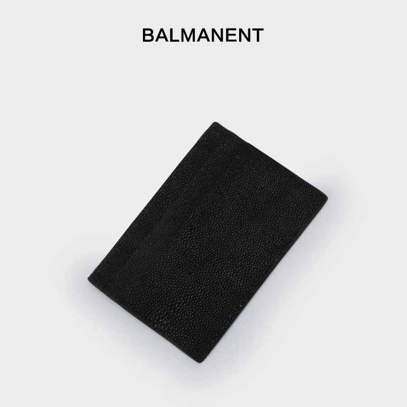 珍珠鱼皮卡包卡夹魔鬼鱼皮多卡位驾驶证银行卡超薄真皮夹卡套