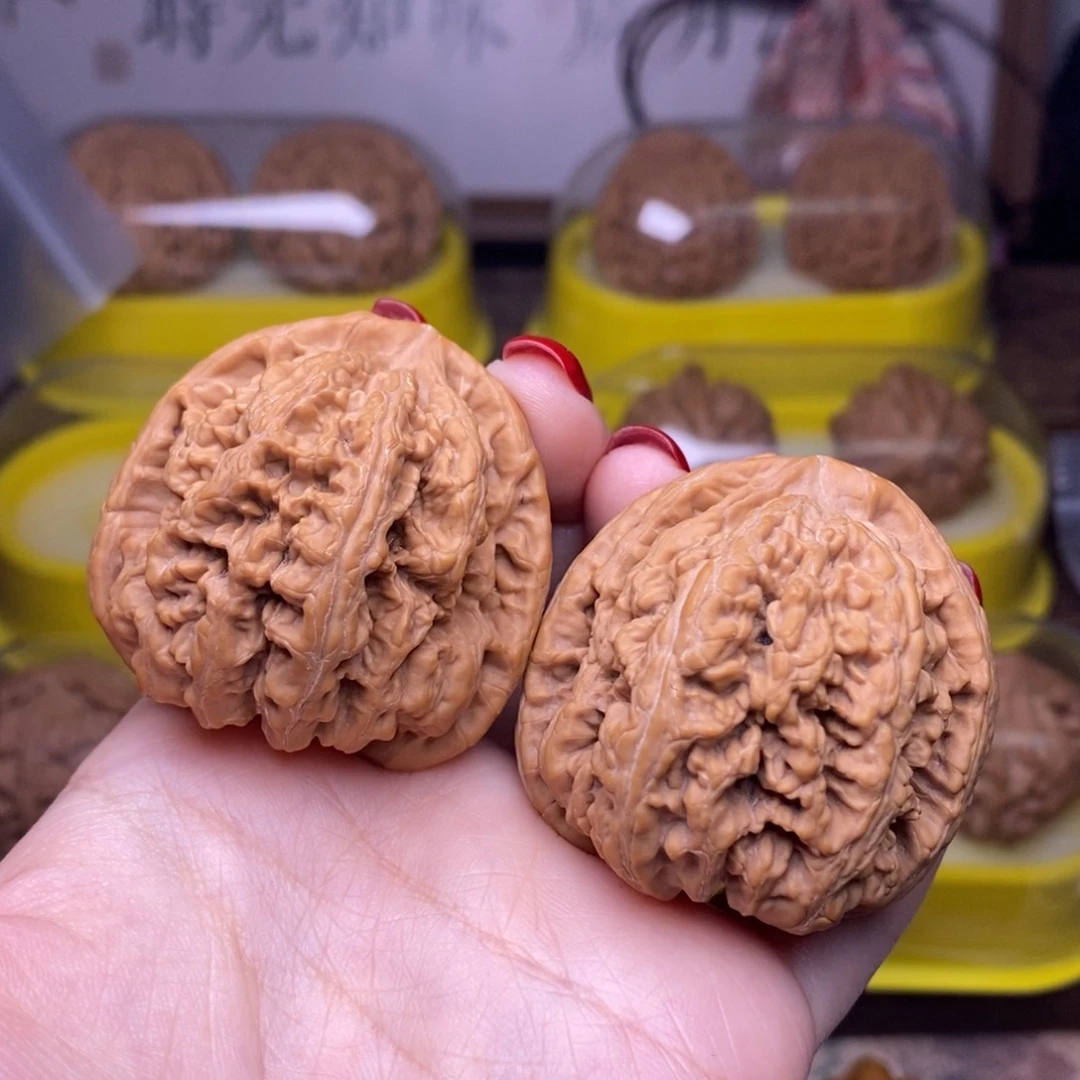 文玩核桃把件全品42尺原桩蓟县大粗筋