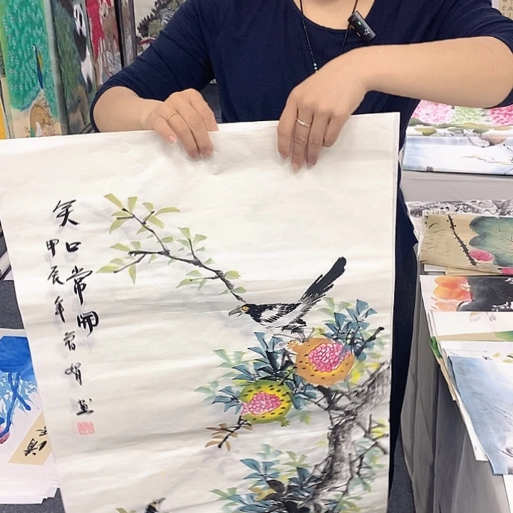国画国画作品手绘