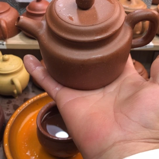 茶壶紫砂将坡泥得中230豪升左右