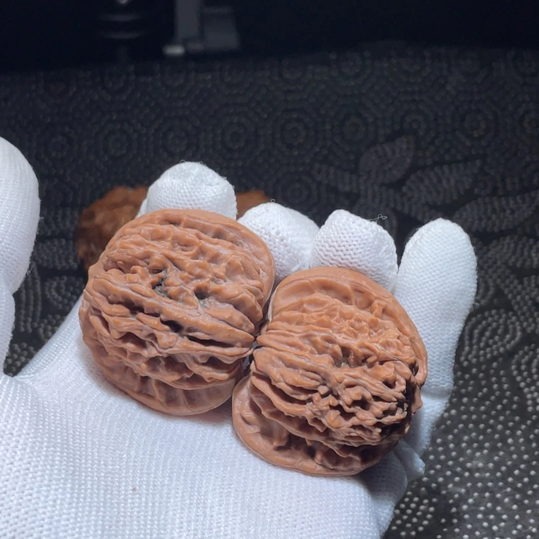 裸***奔文玩核桃吊坠42全品粉皮楼子