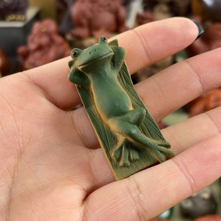 茶宠紫砂紫砂青蛙