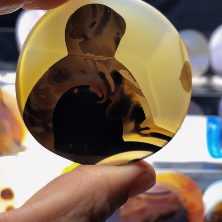 合金玛瑙/玉髓珠宝奇石124