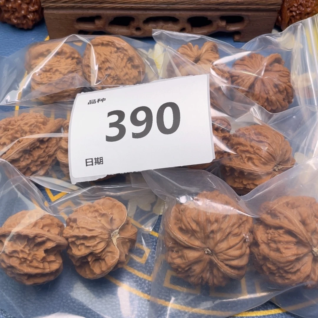 把件文玩核桃390号6对带练手粗筋