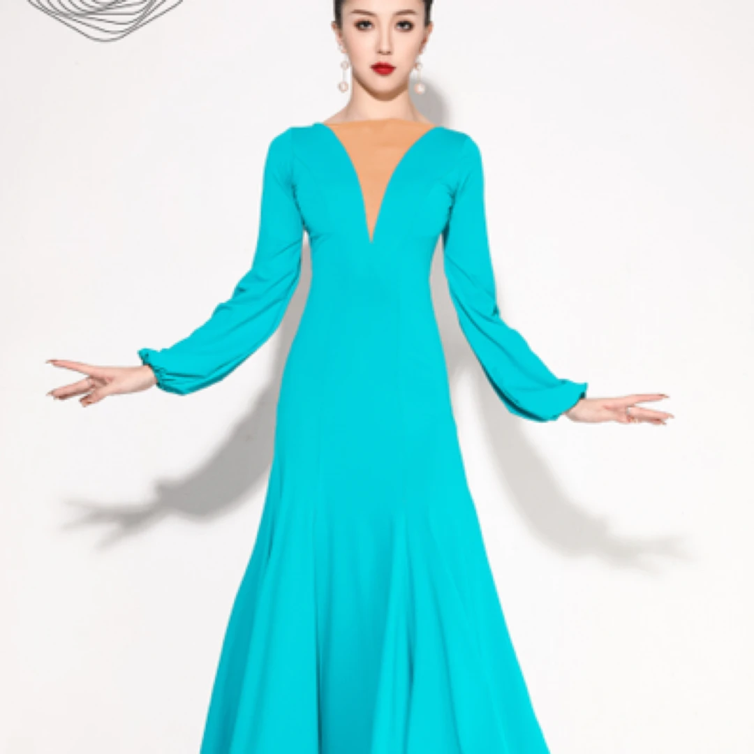 #DM Design 摩登舞服 ｜ 孔雀蓝釉
