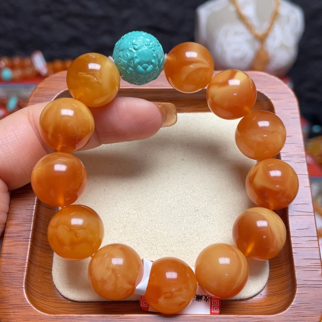 蜜蜡未镶嵌手链手串