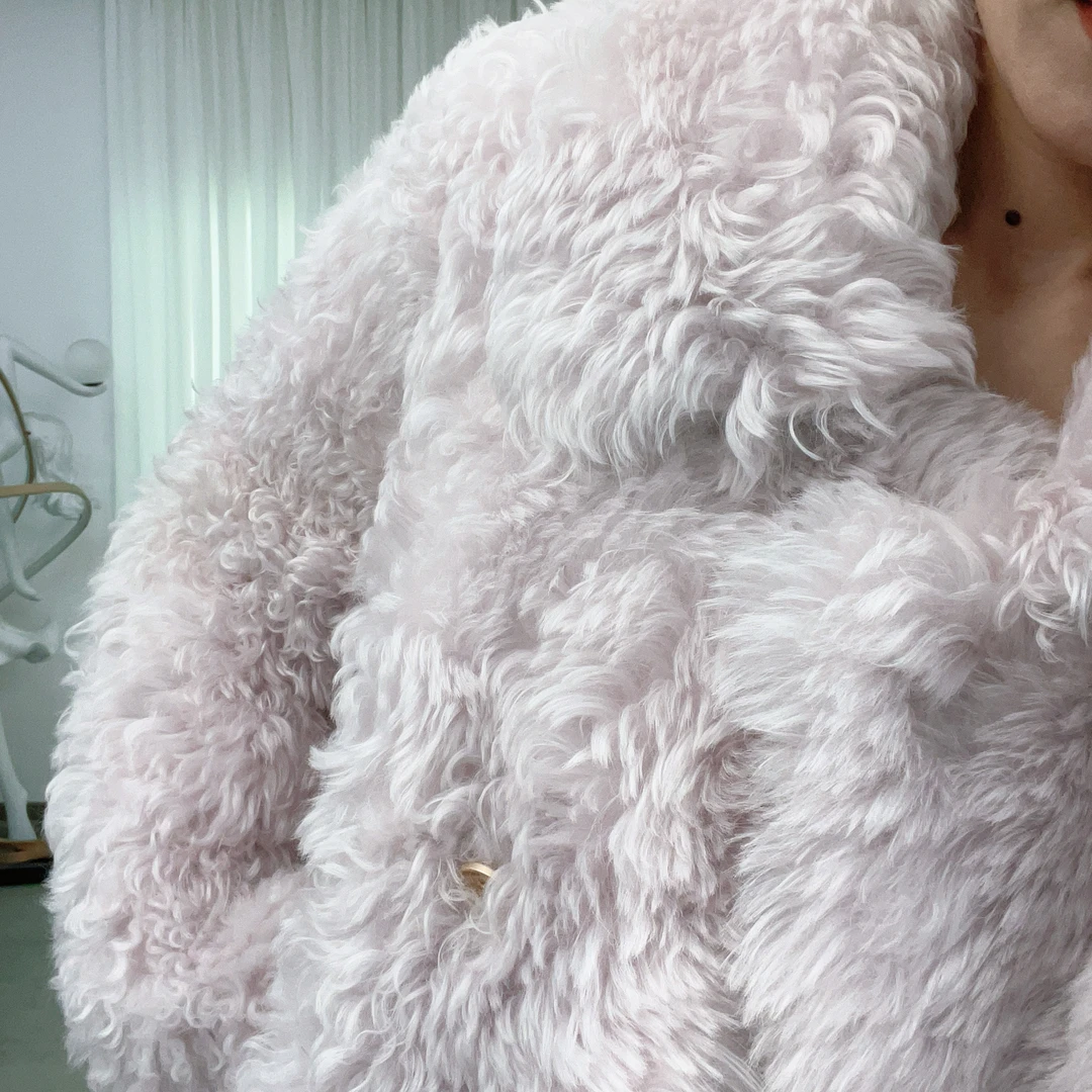 单品样衣秋冬新款外套女冬季皮毛一体