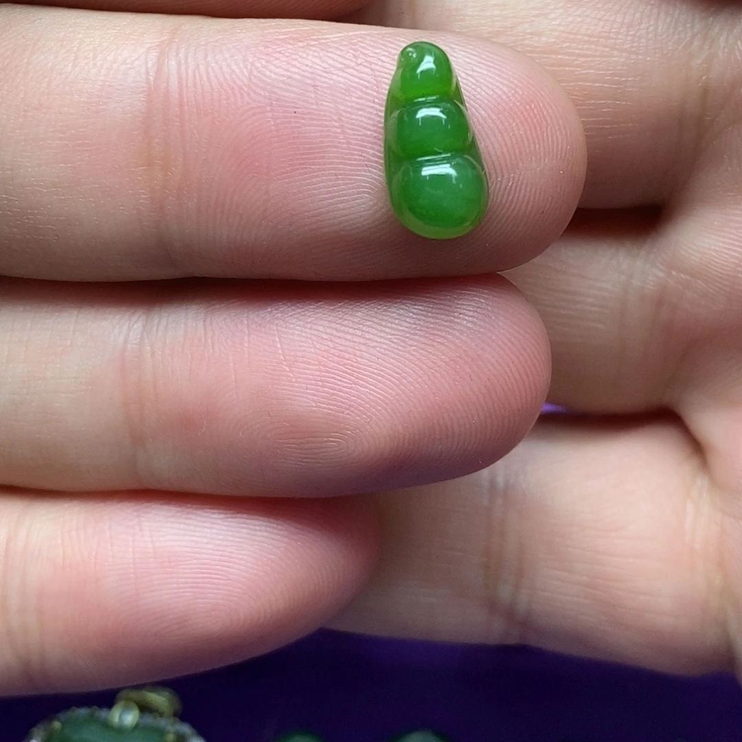 和田玉（碧玉）未镶嵌吊坠(不含链)