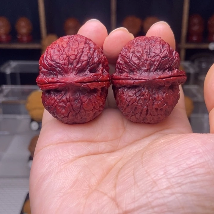 吊坠文玩核桃10团凤绣球