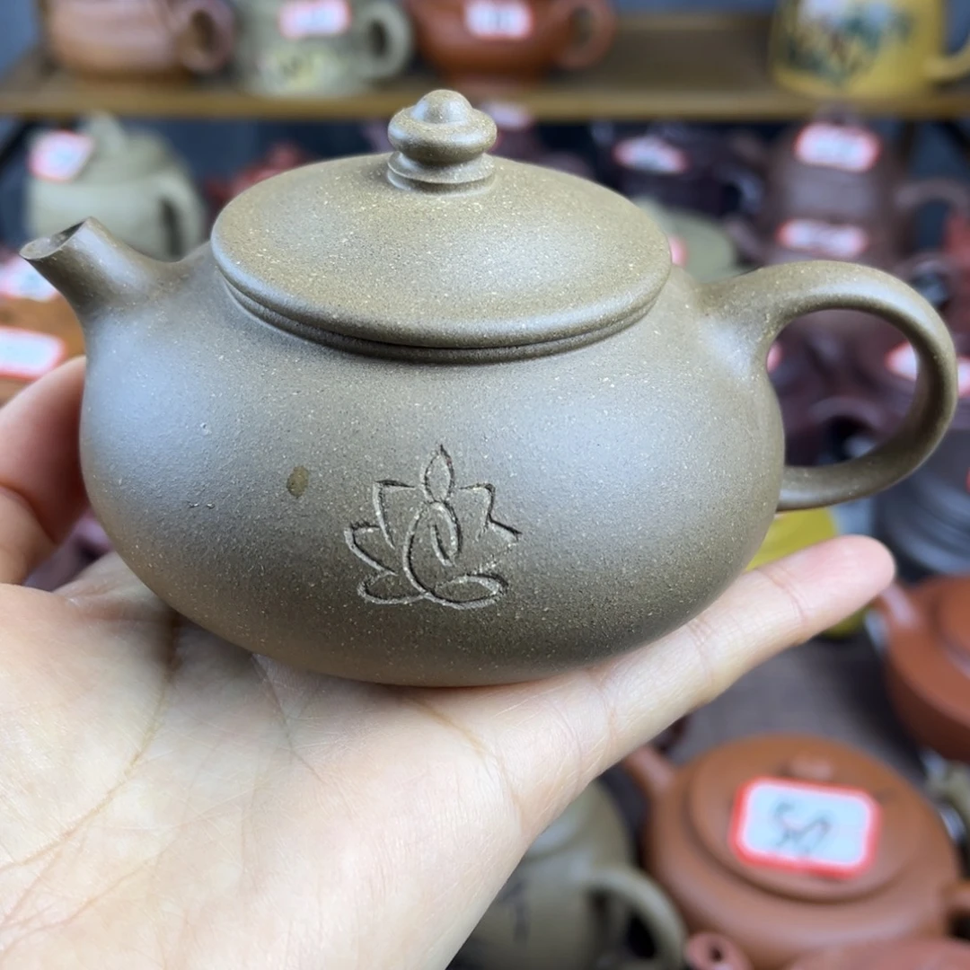 紫砂茶壶宜兴紫砂壶寒江