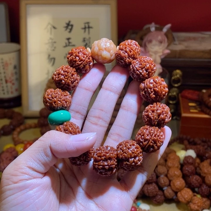 吊坠金刚菩提206玉化貔貅绿扣