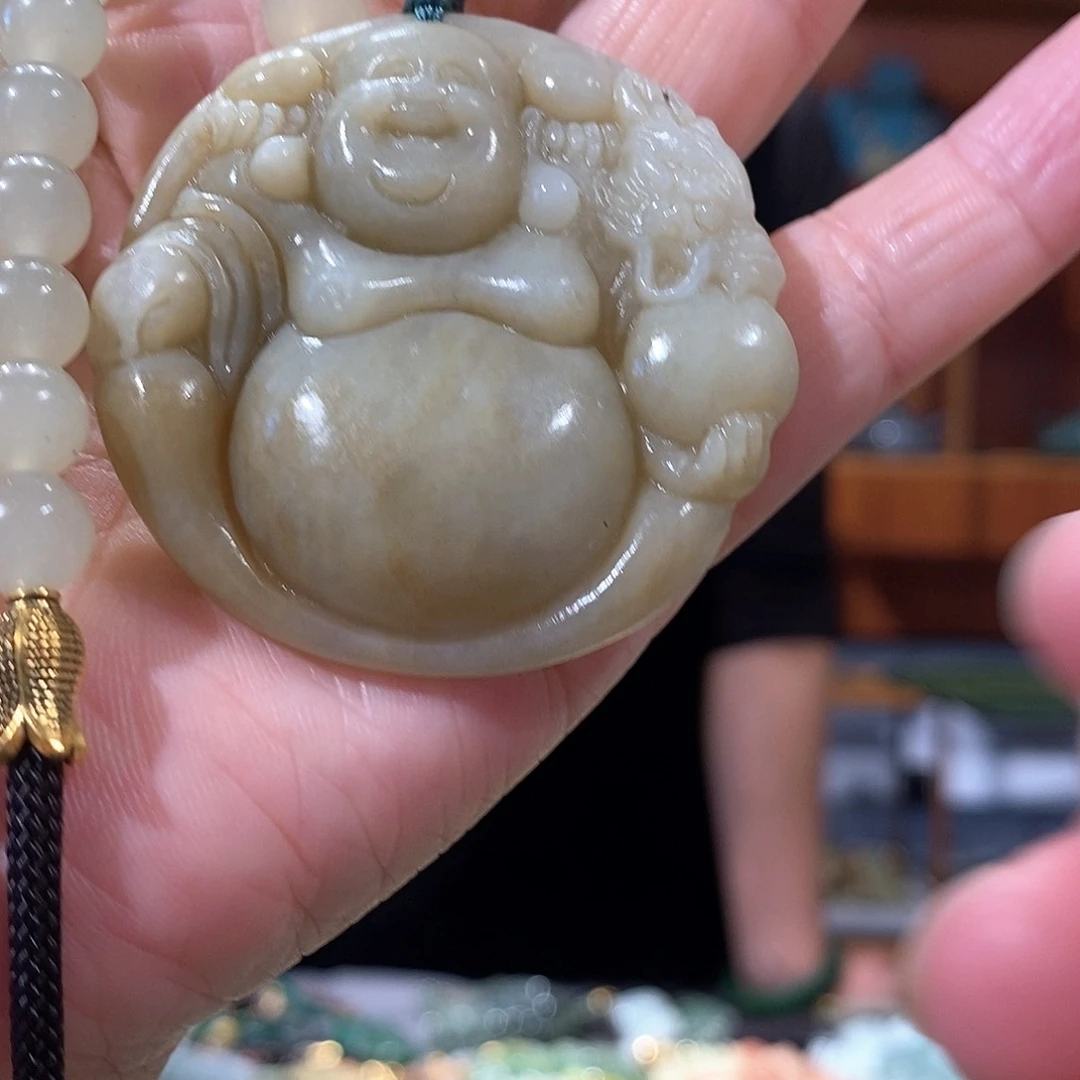 未镶嵌岫玉毛衣链