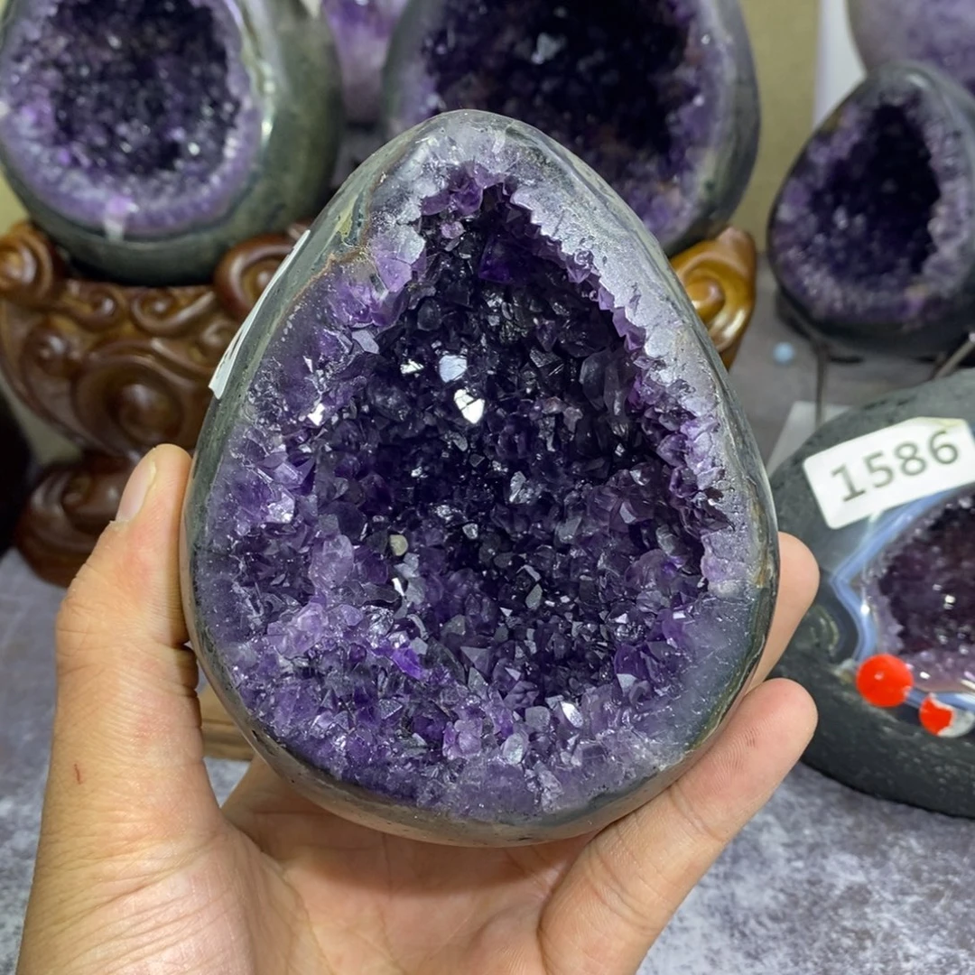 珠宝半成品未镶嵌紫晶667