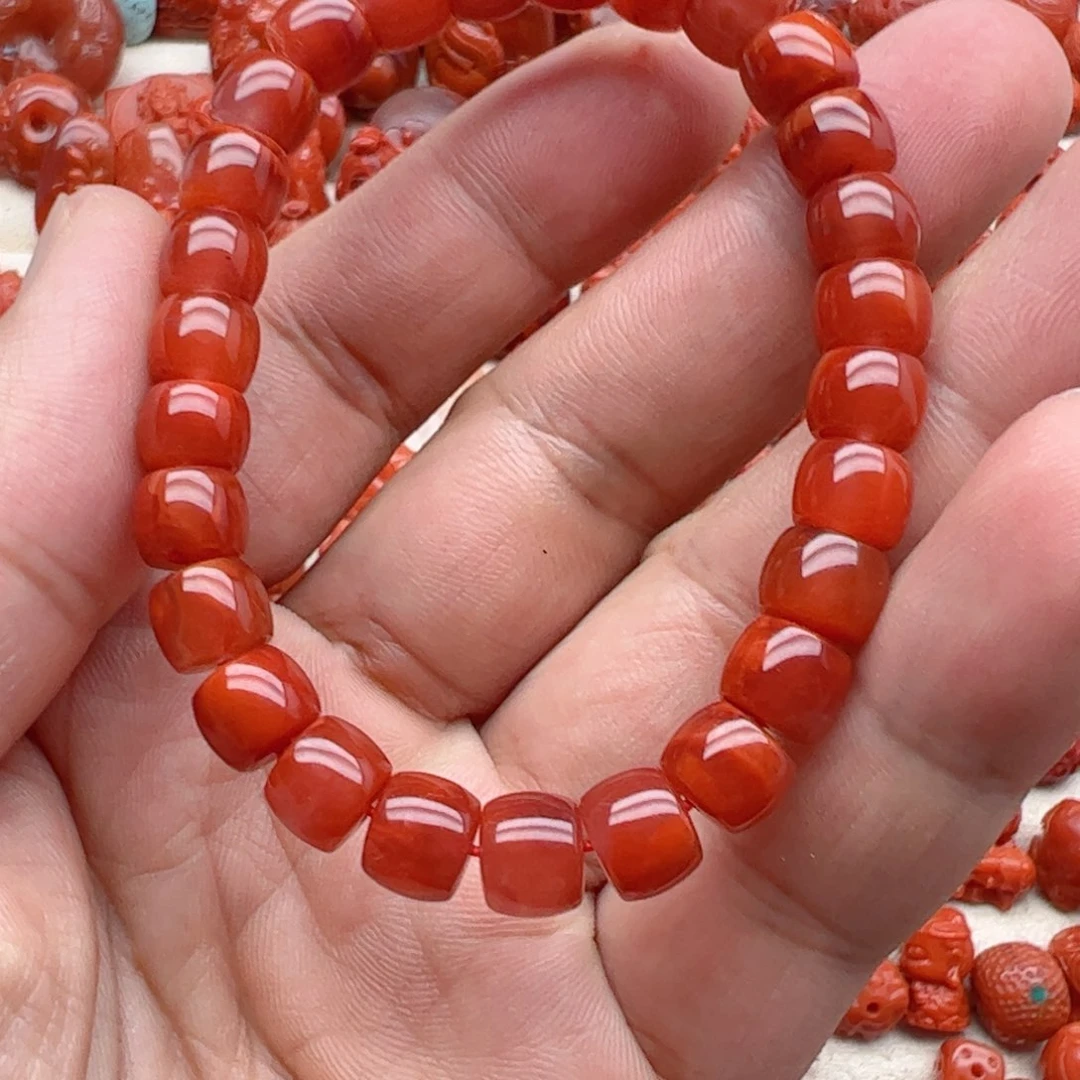 南红玛瑙配饰未镶嵌